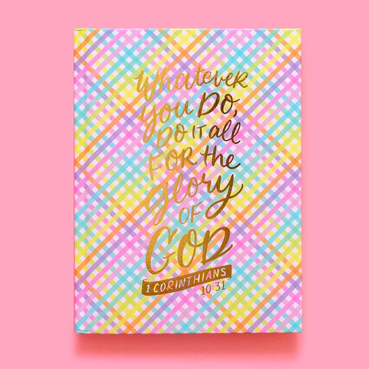 Notebook | Bible Verse | Colorful Weave