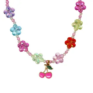 Bff Cherry Friendship Necklace Set