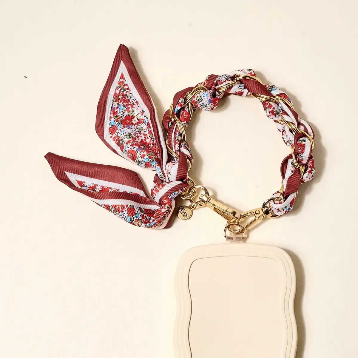 Call Me Later Phone Scarf | Crimson Rose