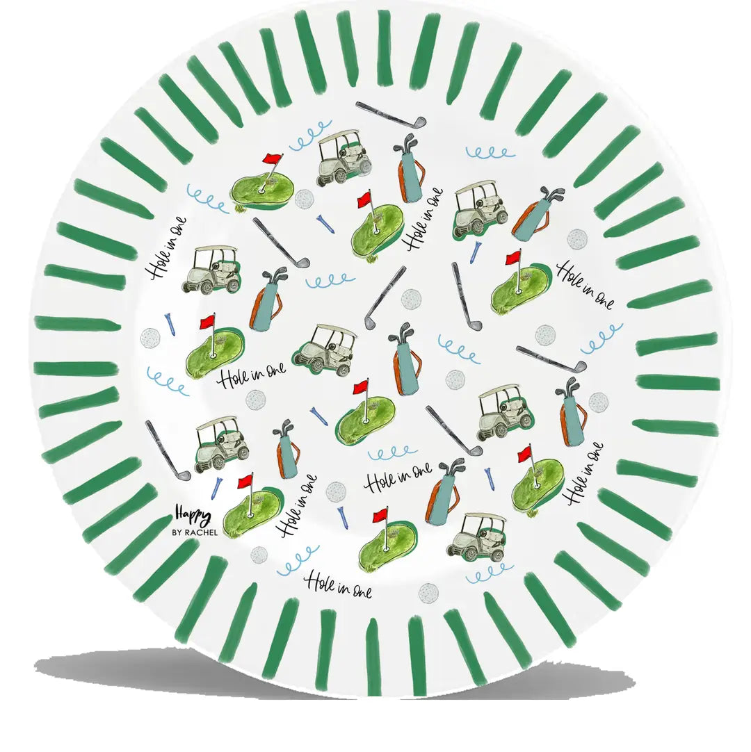 Golf Melamine Plate