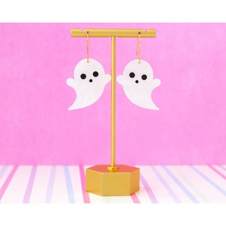 Cute Ghost Halloween Earrings | Dangles