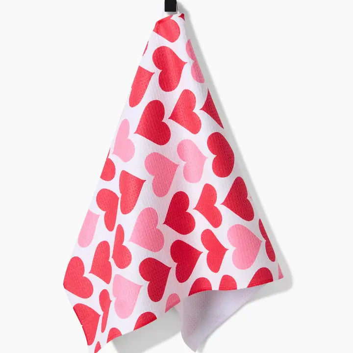 Tea Towel | Blushing Hearts