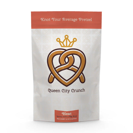 QCC | 4oz Snack Bag | The Heat Pretzels