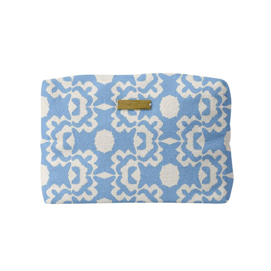 Terry Beach Pouch | Aspen Chambray