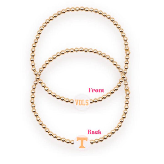 Tennessee Logo Bracelet | Gold