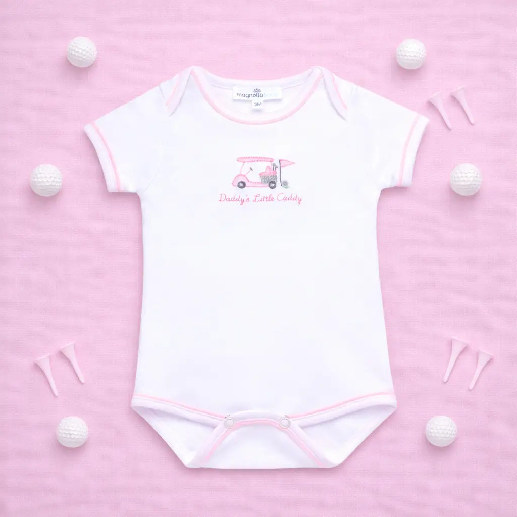 Little Golfer Bodysuit | Pink