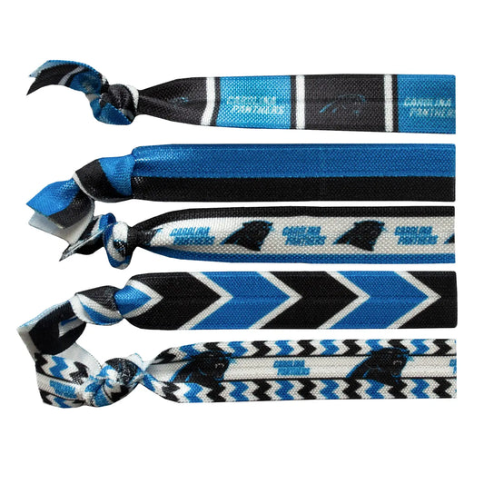 Knotted Hair Ties | Carolina Panthers
