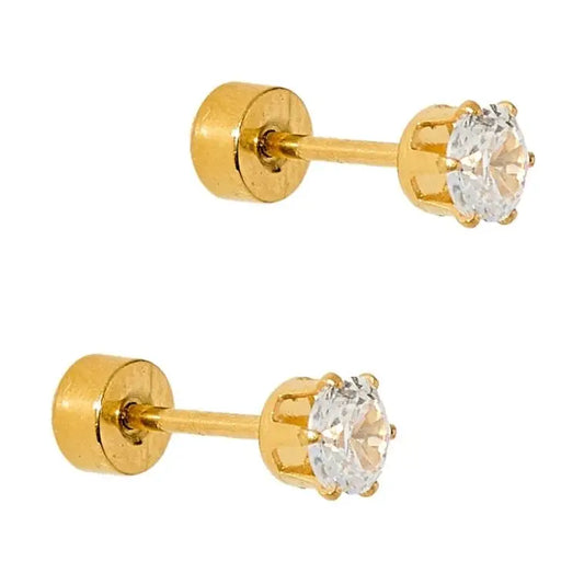 Screwback Stud Earrings | Helen Gold
