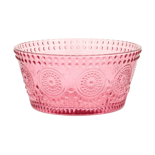 Small Codi Glass Bowl | Pink