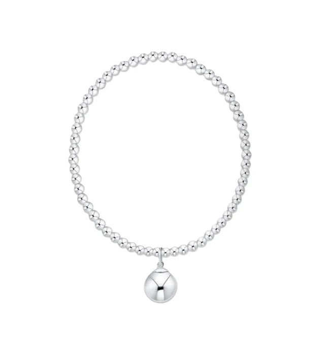 Extends | Classic Sterling 3mm Bracelet | Classic Sterling 10mm Charm