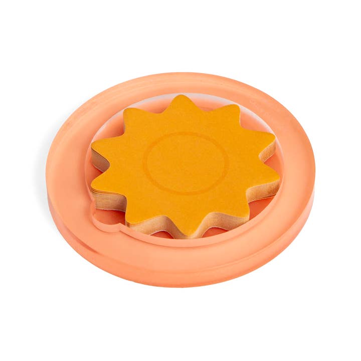 Sunny Sticky Notes with Acrylic Holder
