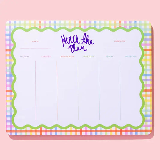 Weekly Planner | Here's the Plan