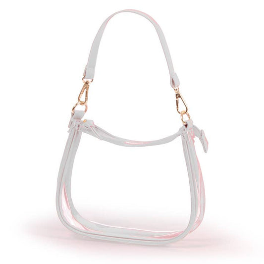 Clara Clear Purse | White