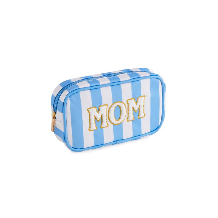 Mom Zip Pouch | Blue