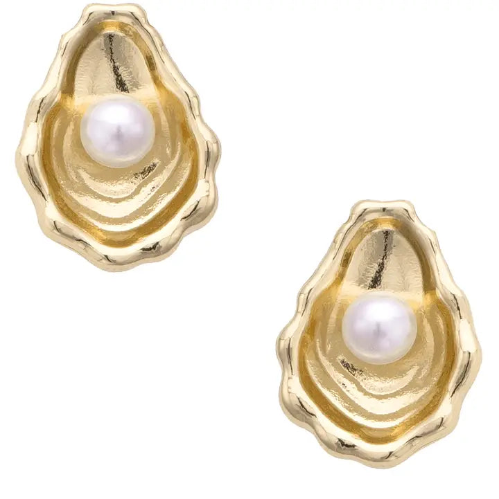 Stud Earrings | Oyster & Pearl