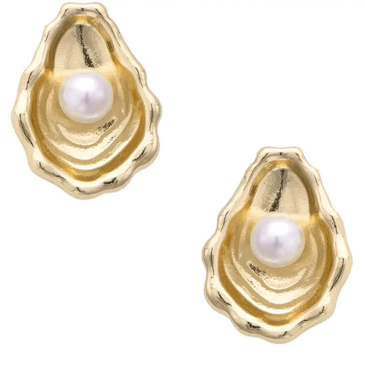 Stud Earrings | Oyster & Pearl