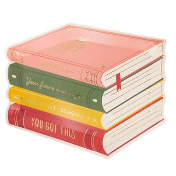 Paper Plates | Stack of Books