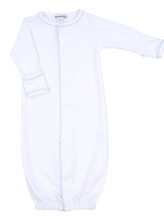 Baby Joy Converter | Blue Crochet Trim