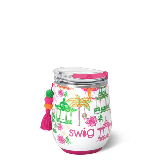 12oz Stemless Wine Cup | Pagoda Paradise