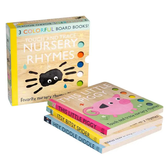Touch and Trace Nursery Rhymes 3-Book Set