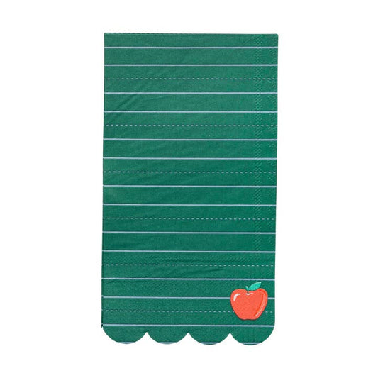 Dinner Napkins | Green Ruled