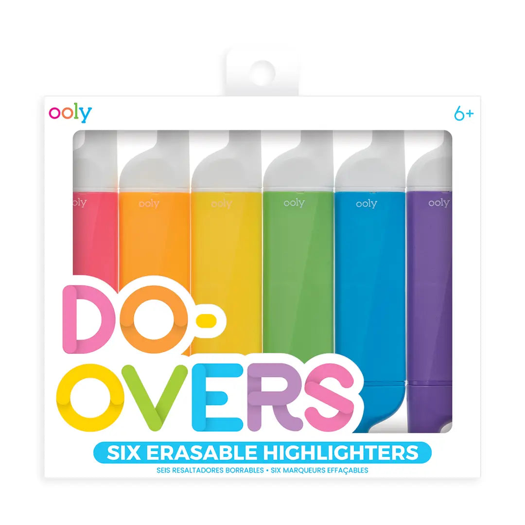 Do-Overs: Erasable Highlighters (Set of 6)