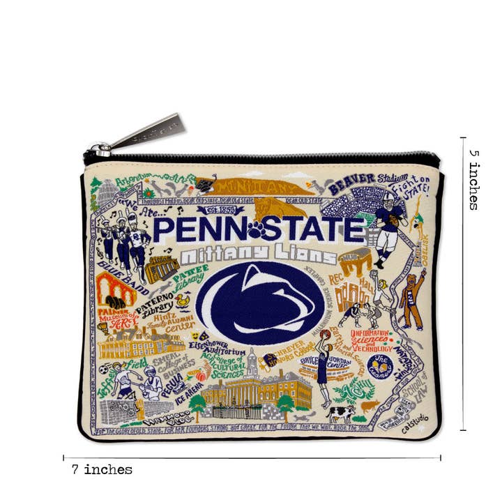 Penn State University Collegiate Zip Pouch