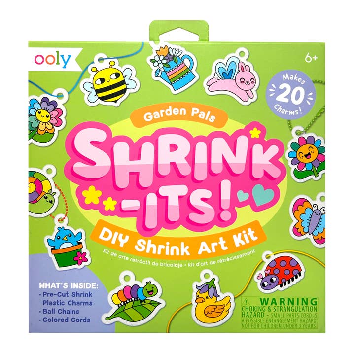 Shrink-Its! | D.I.Y. Shrink Art Kit | Garden Pals