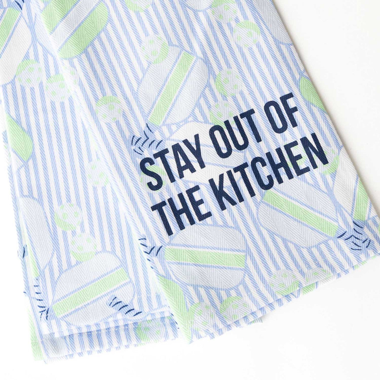 Kitchen Towel Set | Blue Pickleball Stripe
