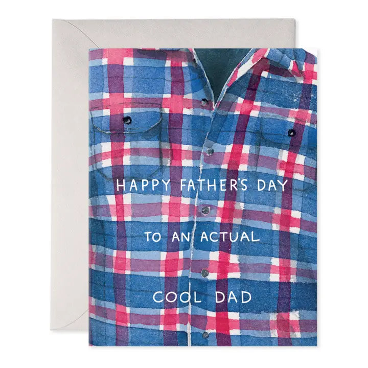 Greeting Card | Father's Day | Plaid Cool Dad