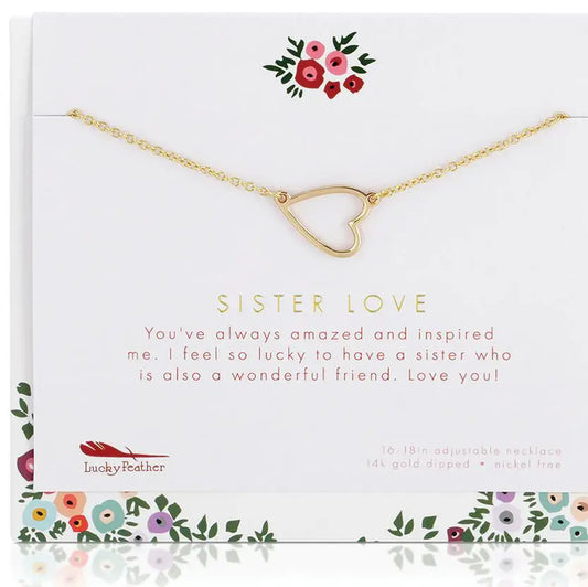 Necklace & Card | Sister Love