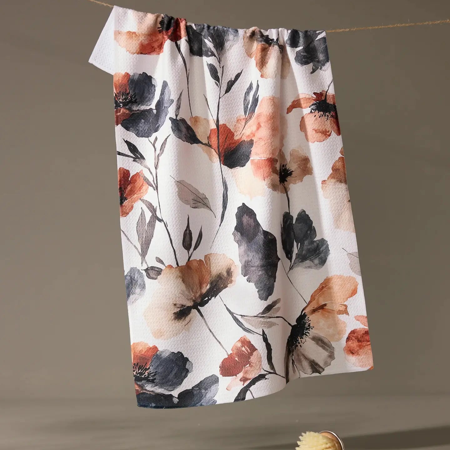 Tea Towel | Moody Poppy