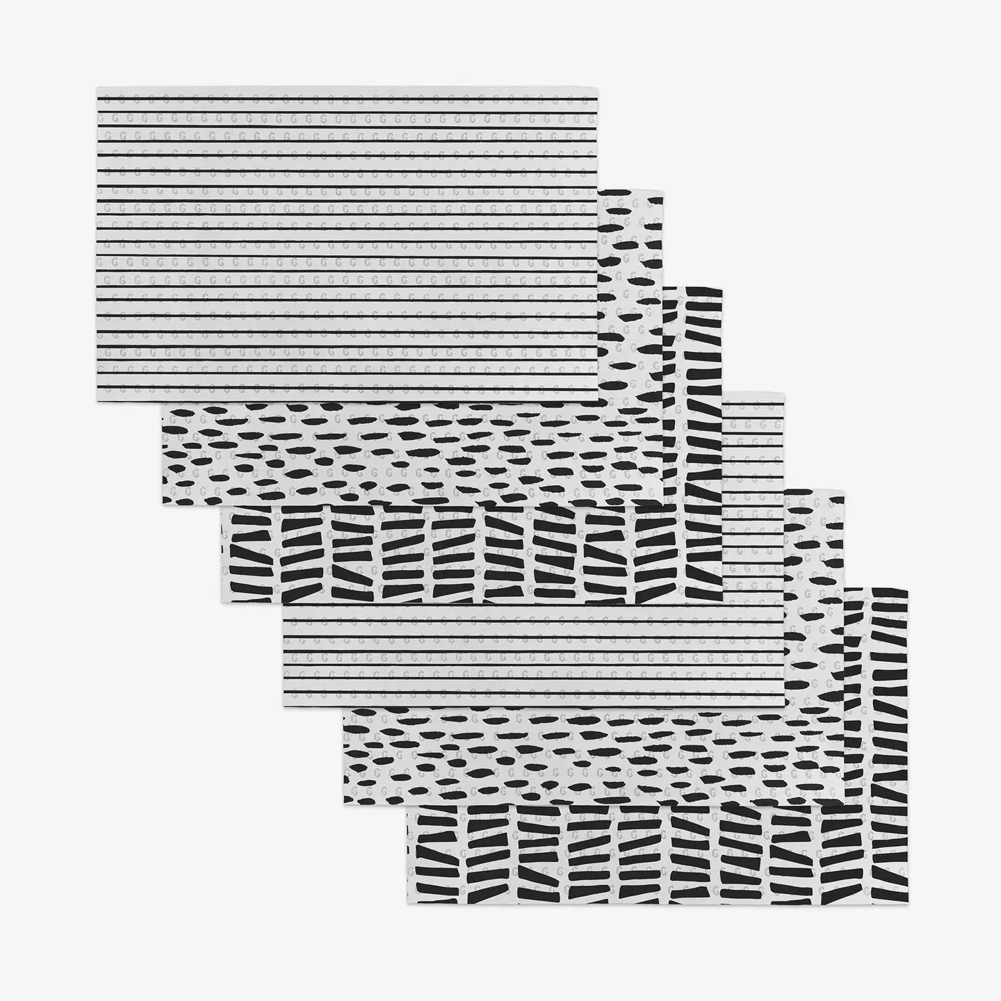 Not Paper Towel Set | Lines, Dots and Dashes