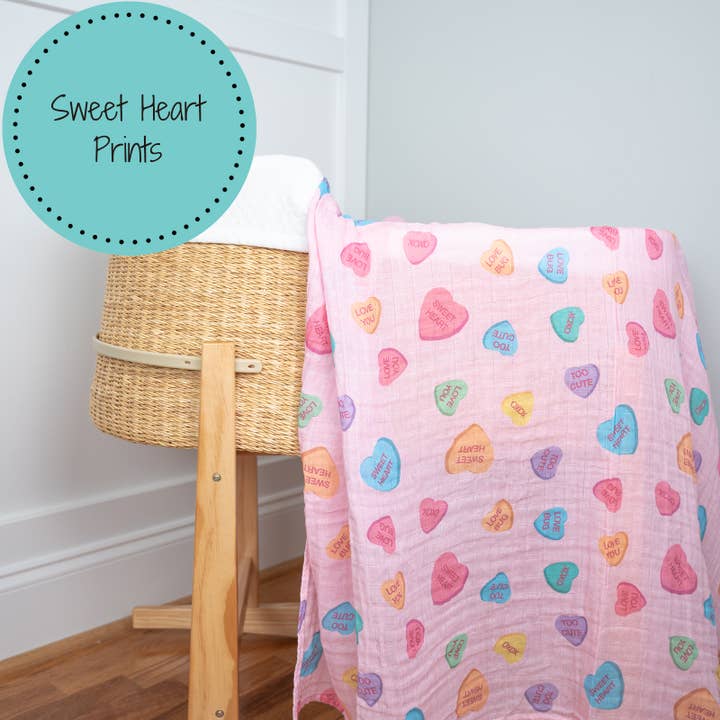 Muslin Swaddle Blanket | Love Notes