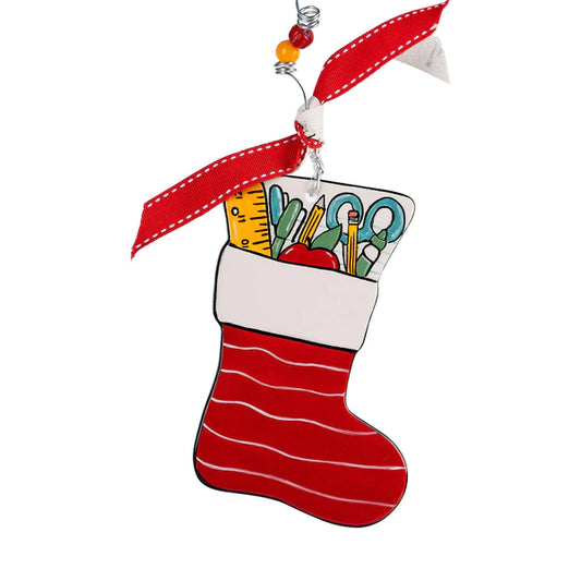 Flat Ornament | Teacher Stocking