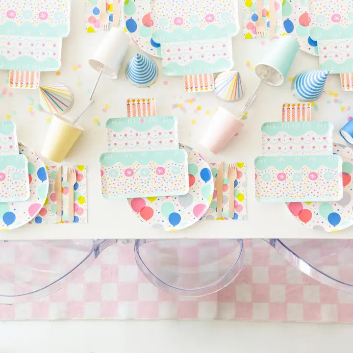 Large Plates | Birthday Cake