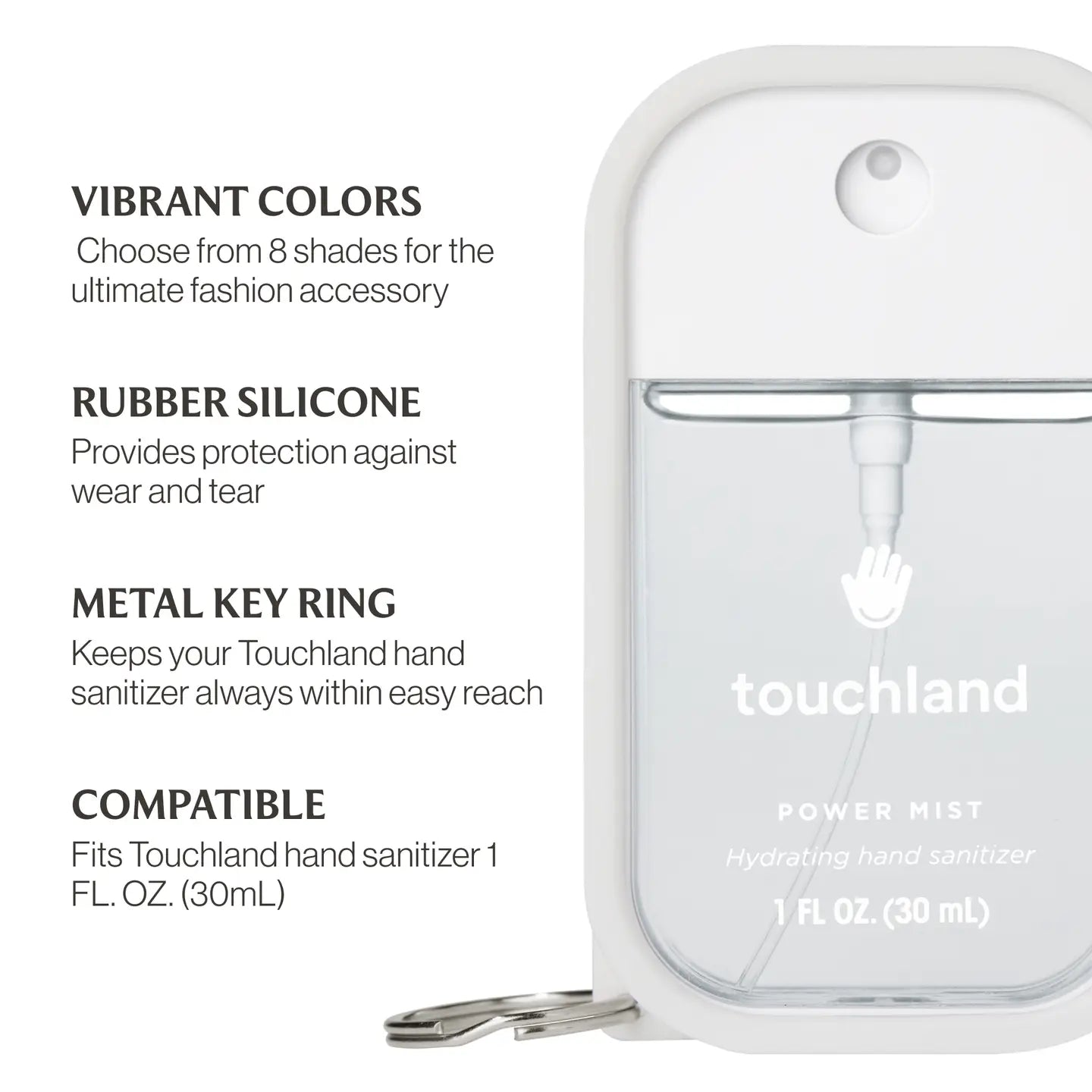 Touchland Hand Mist Case | Icy White