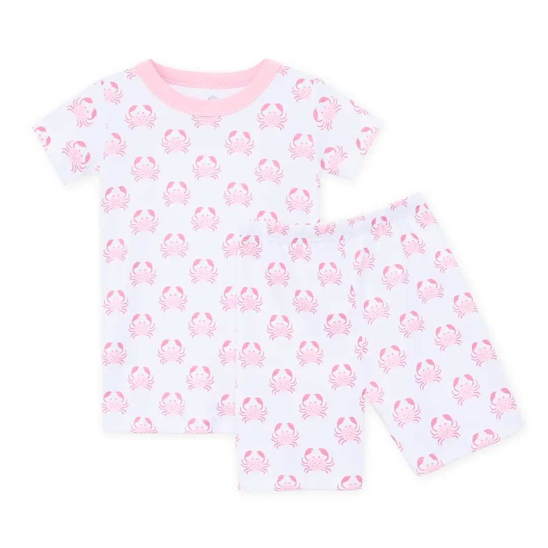 Little Crawlers Short Pajamas | Pink