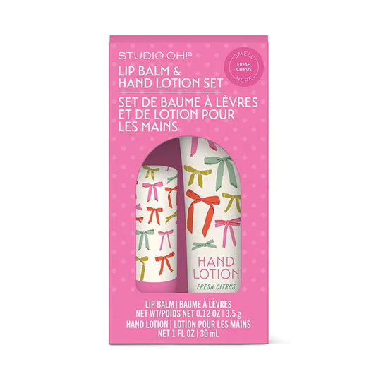 Put A Bow On It | Lip Balm & Hand Lotion Set