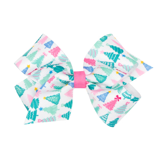 Medium Gosgrain Hair Bow | Tree