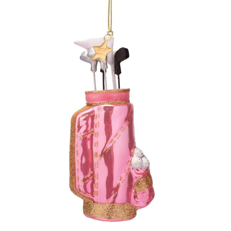 Ornament | Pink Golf Bag