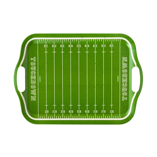 Football Field Bamboo Reusable Tray