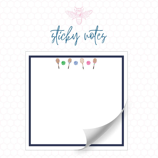 Sticky Notes | Vintage Tennis Racquet
