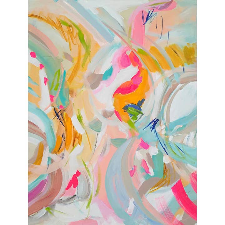 Bungalow Abstract Canvas Wall Art