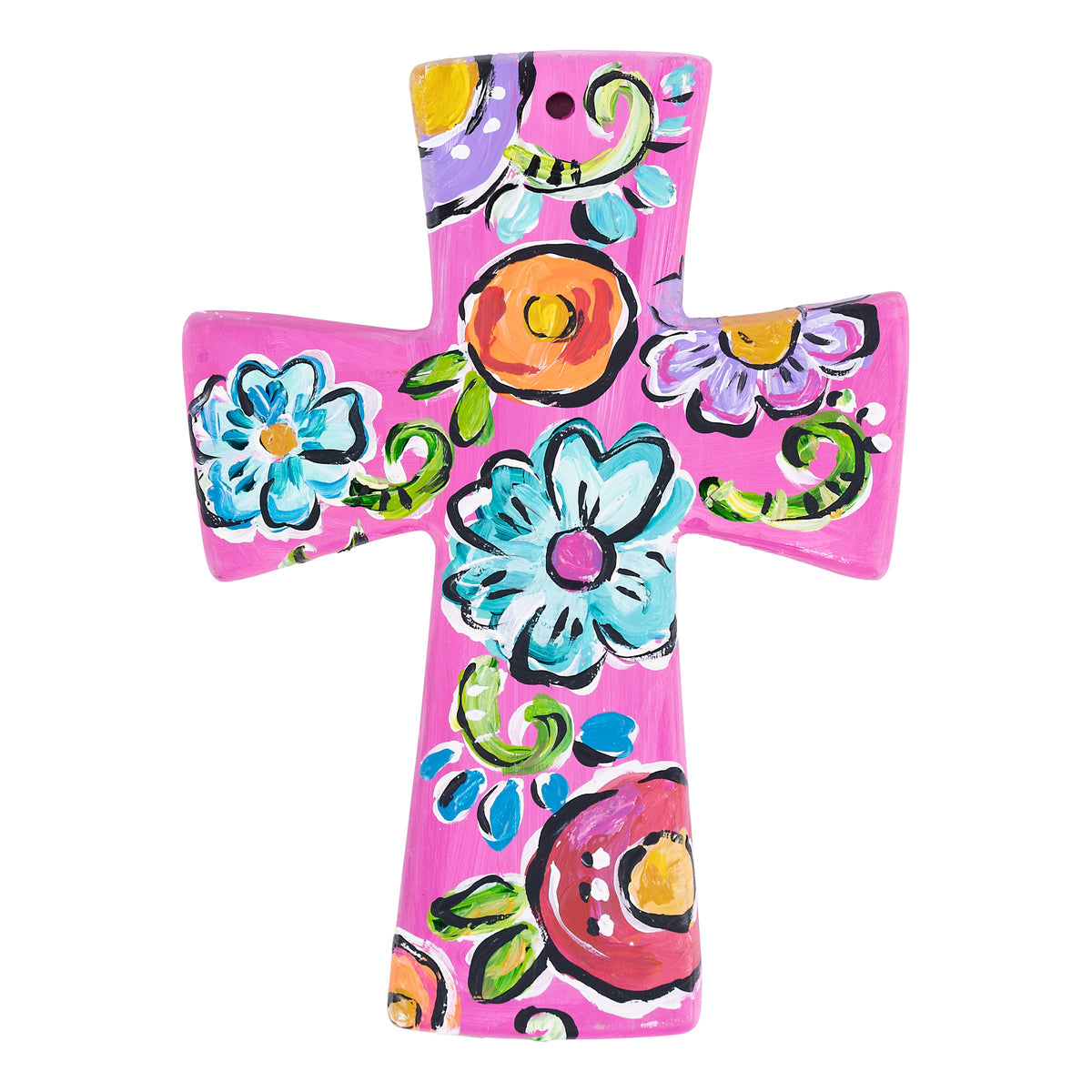 Floral Cross | Pink