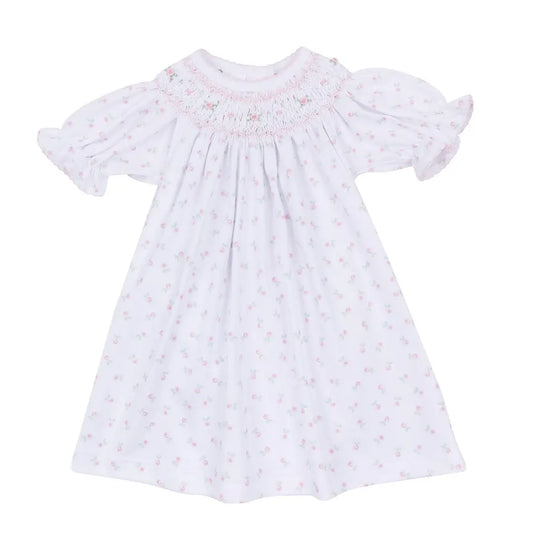 Juliette's Classics Bishop Print Short Sleeve Dress