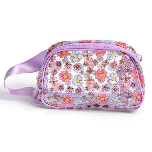 Adjustable Belt Bag | Retro Flowers