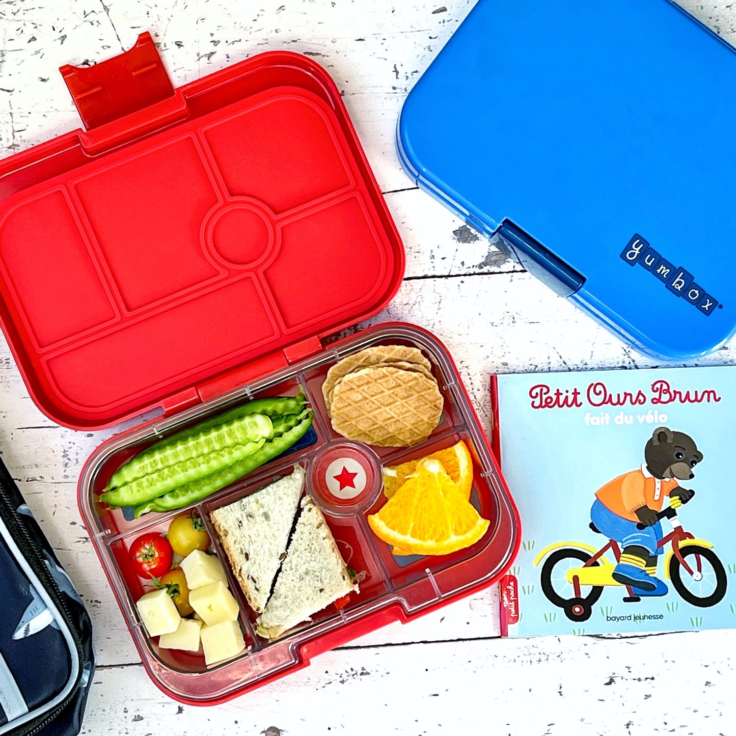 Yumbox Original - Roar Red - Race Cars