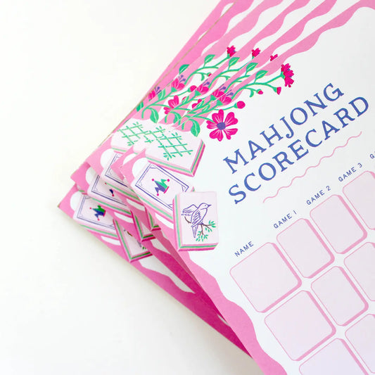 Mahjong Scorecard Notepad