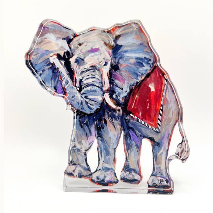 Bitty Acrylic Gameday | Alabama Elephant